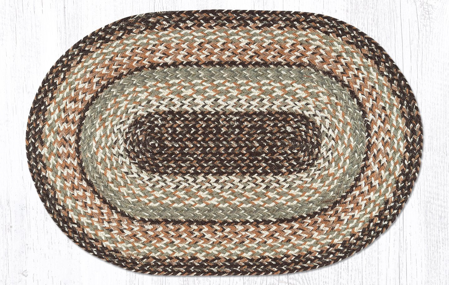 braided rug kitchen table