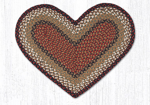 large heart rug