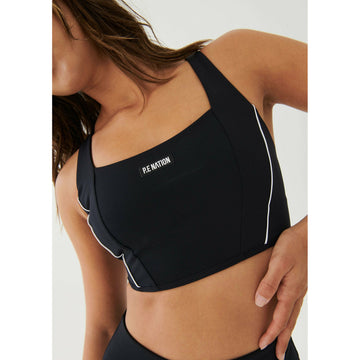 PE NATION Stadium Sports Bra Black