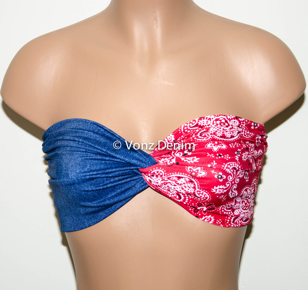 bandana bathing suit