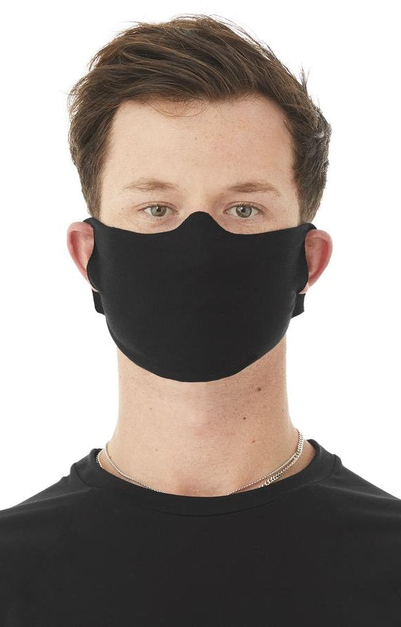 Face Mask Black | Cloth Face Cover | Breathable, Washable | Pack of 3