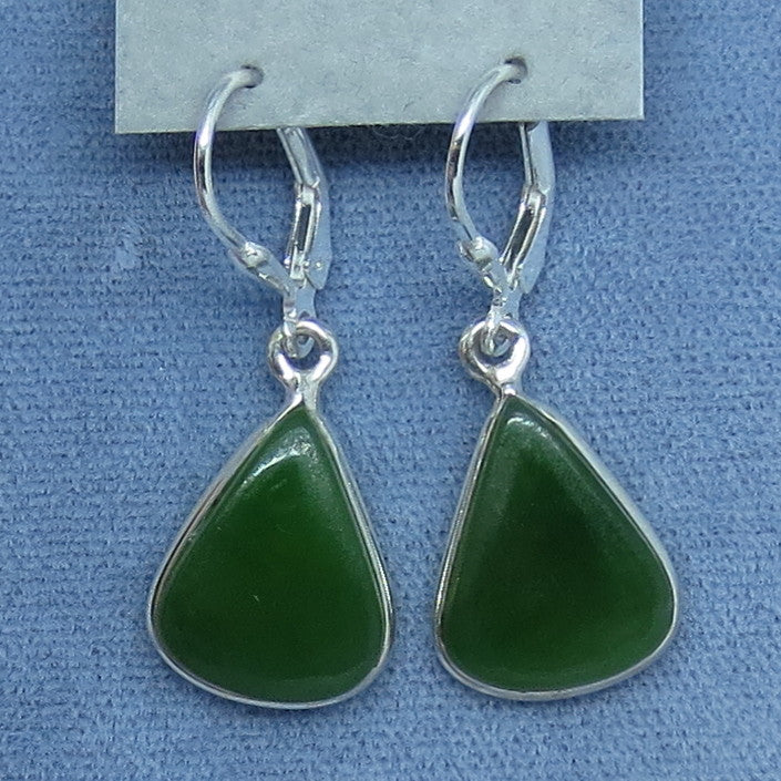 genuine jade earrings