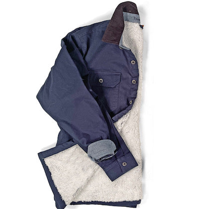 A folded shirt jacket