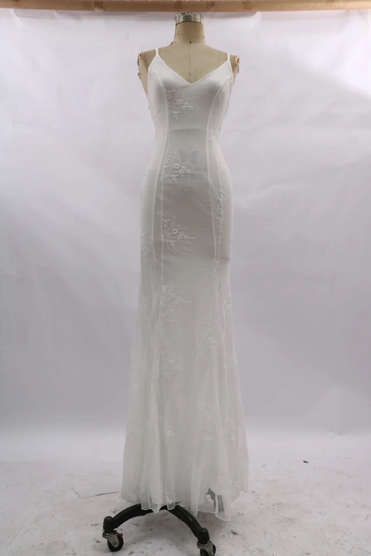 Summer Women Evening Party Long Dress White Sexy Lace Dress V Neck Backless Lace Up Maxi Bodycon Dresses vestidos verano - Image 6