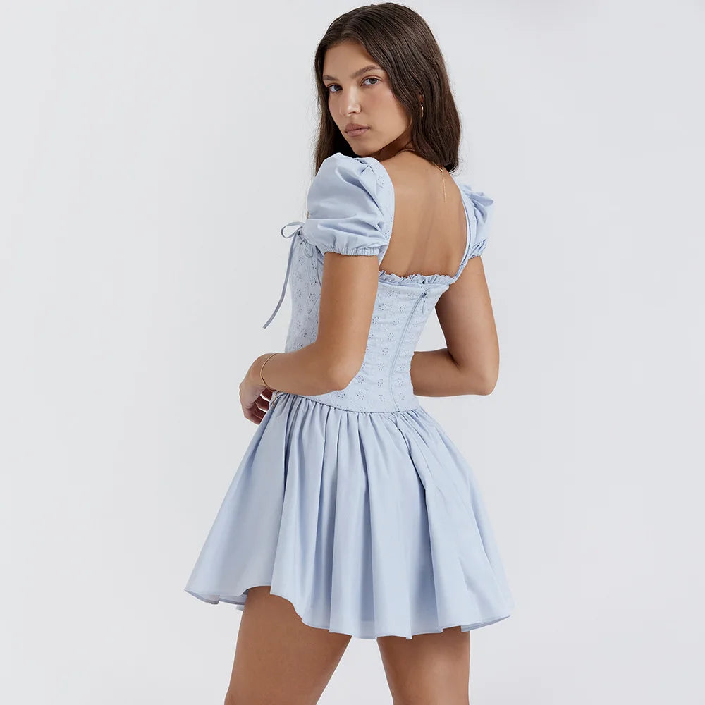 Mini Dress Outfits Summer Birthday A Line Dresses 2 Piece - Image 6