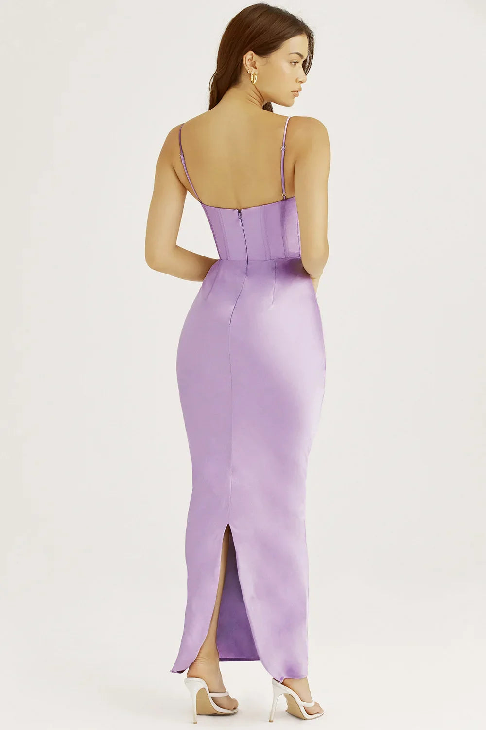 Dress Sexy Event Night Guest Dress Corset Party Dresses Pink Slit Dress High Quality - Image 12