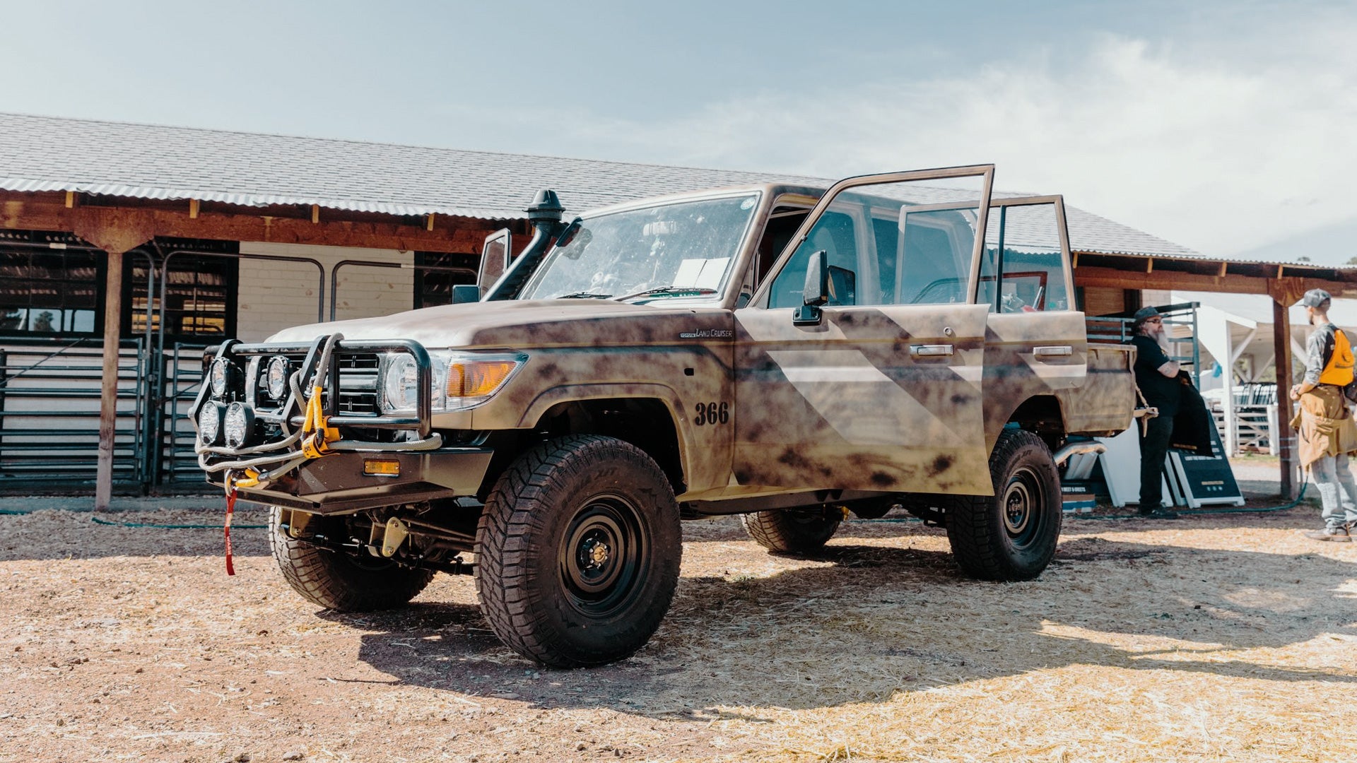 FJ70 on Asphalt Black Analog HDs