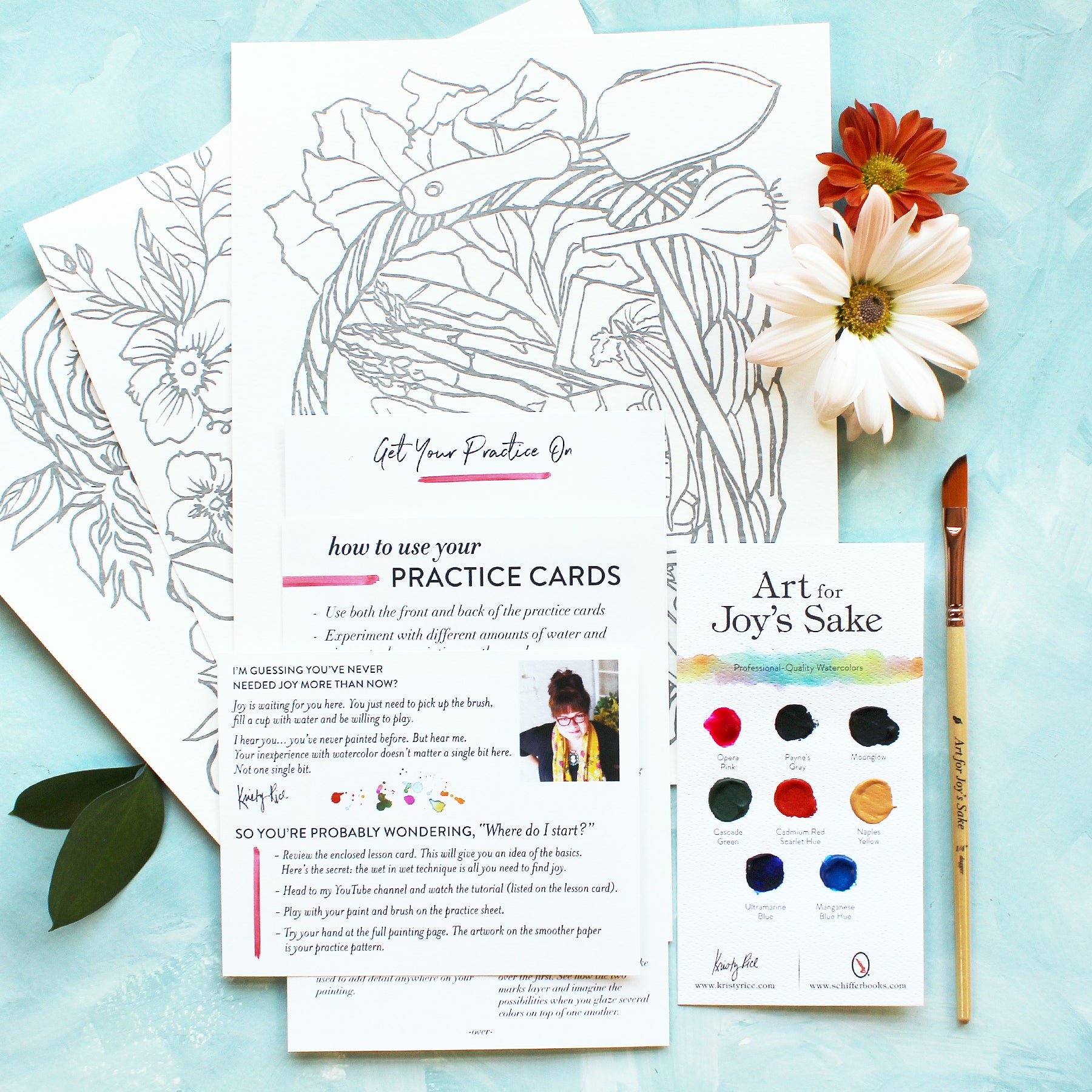 Artisan Ser.: Watercolor Cards : Illustrations by Kristy Rice by