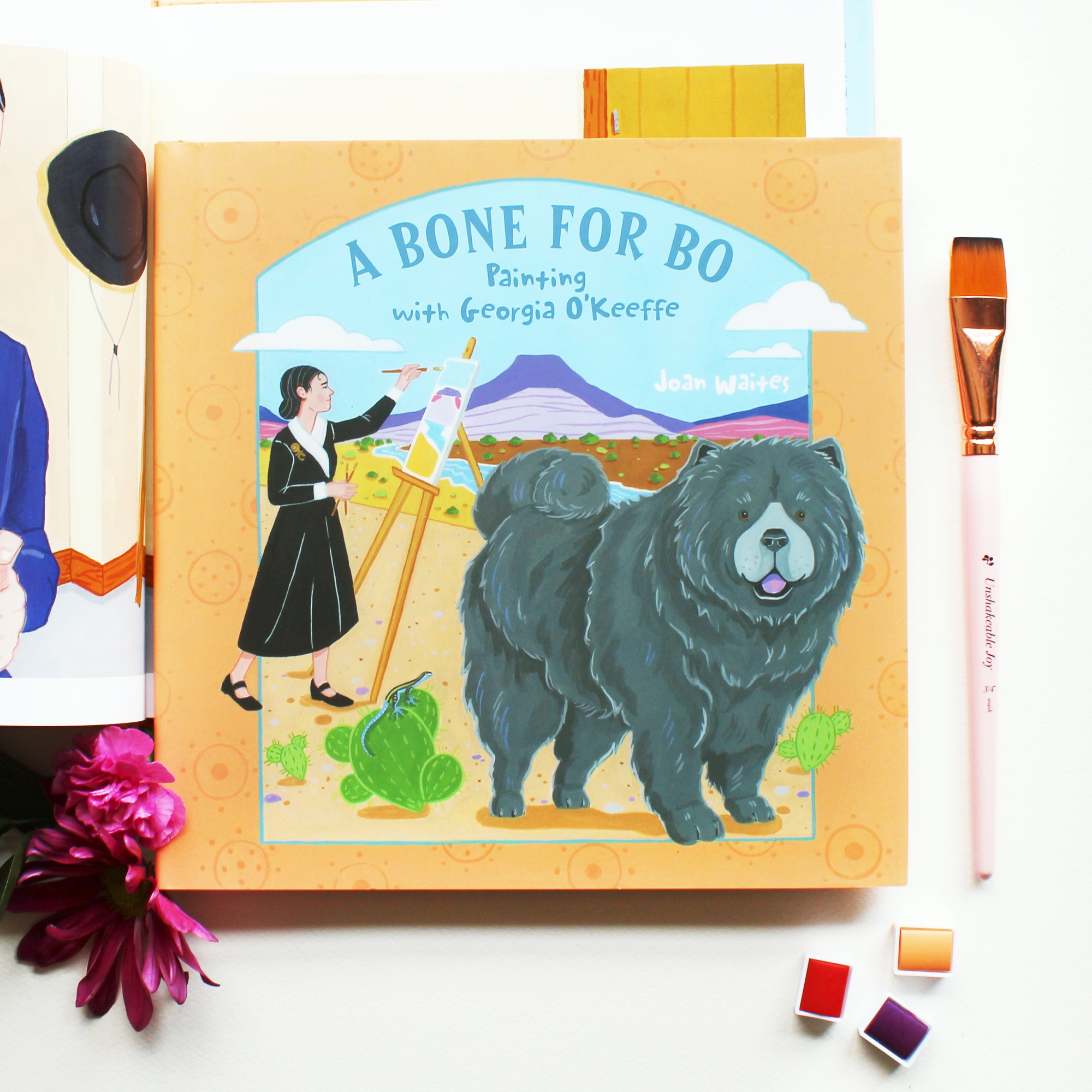 A Bone for Bo: Painting with Georgia O’Keeffe – Children’s Book