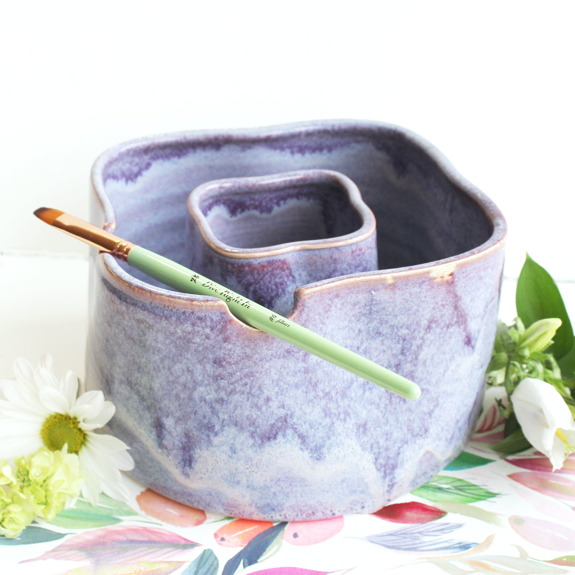 Special Edition Watercolor Painter’s Pot – Granulating Purple