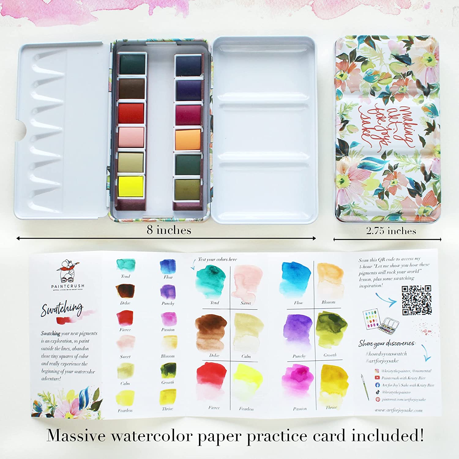 The Making Art for Joy's Sake Watercolor Palette - Unique Shopping