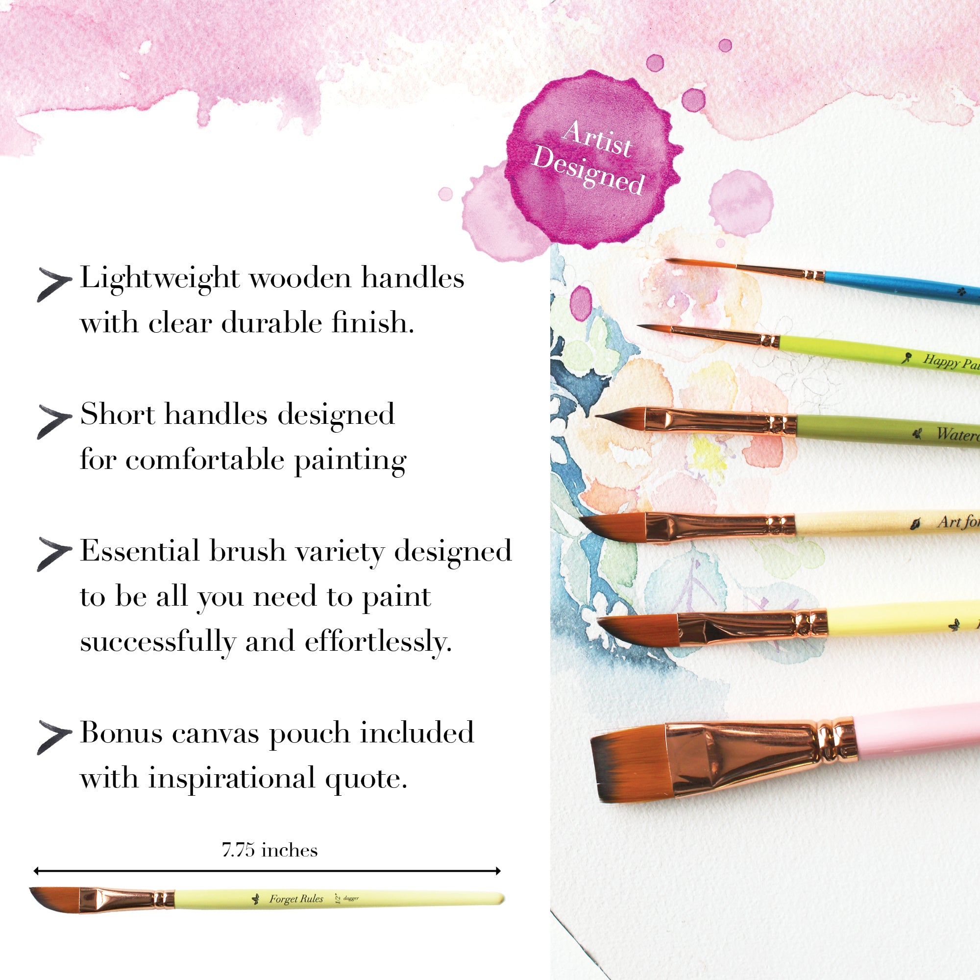 The Art for Joy's Sake Brush Collection - Unique Shopping for