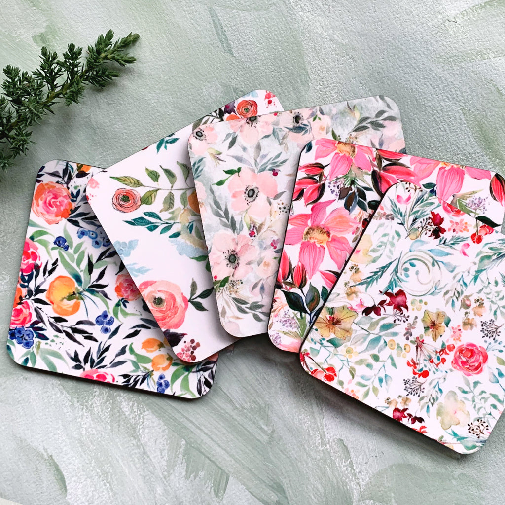 Floral Coasters