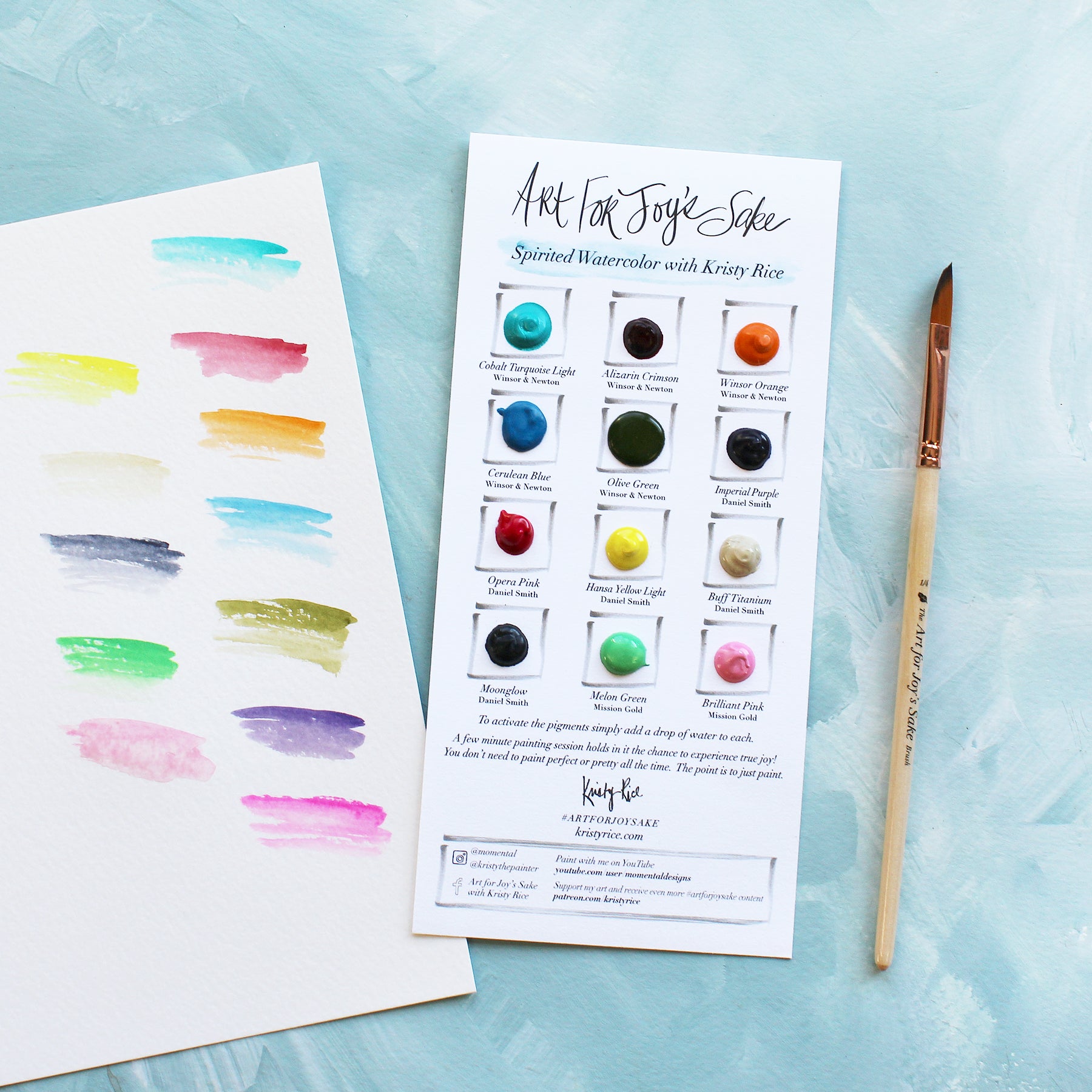 Art for Joy's Sake Watercolor Palette - Unique Shopping for Artistic Gifts