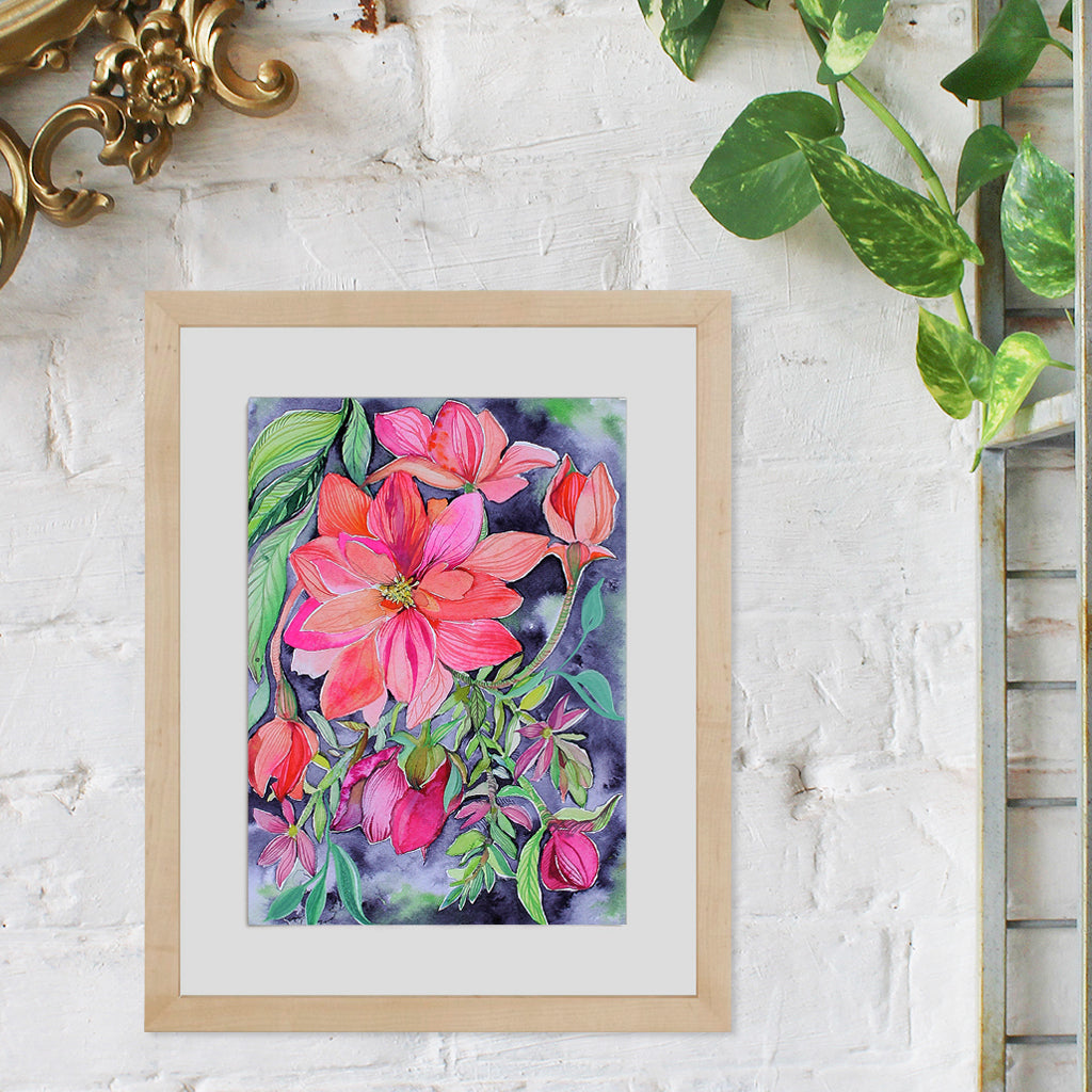 Watercolor Blossom III Art by Kristy Rice at