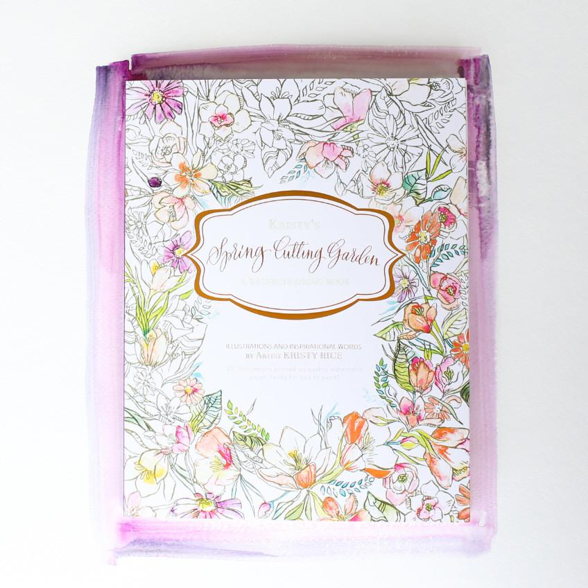 Kristy's Spring Cutting Garden: A Watercoloring Book [Book]