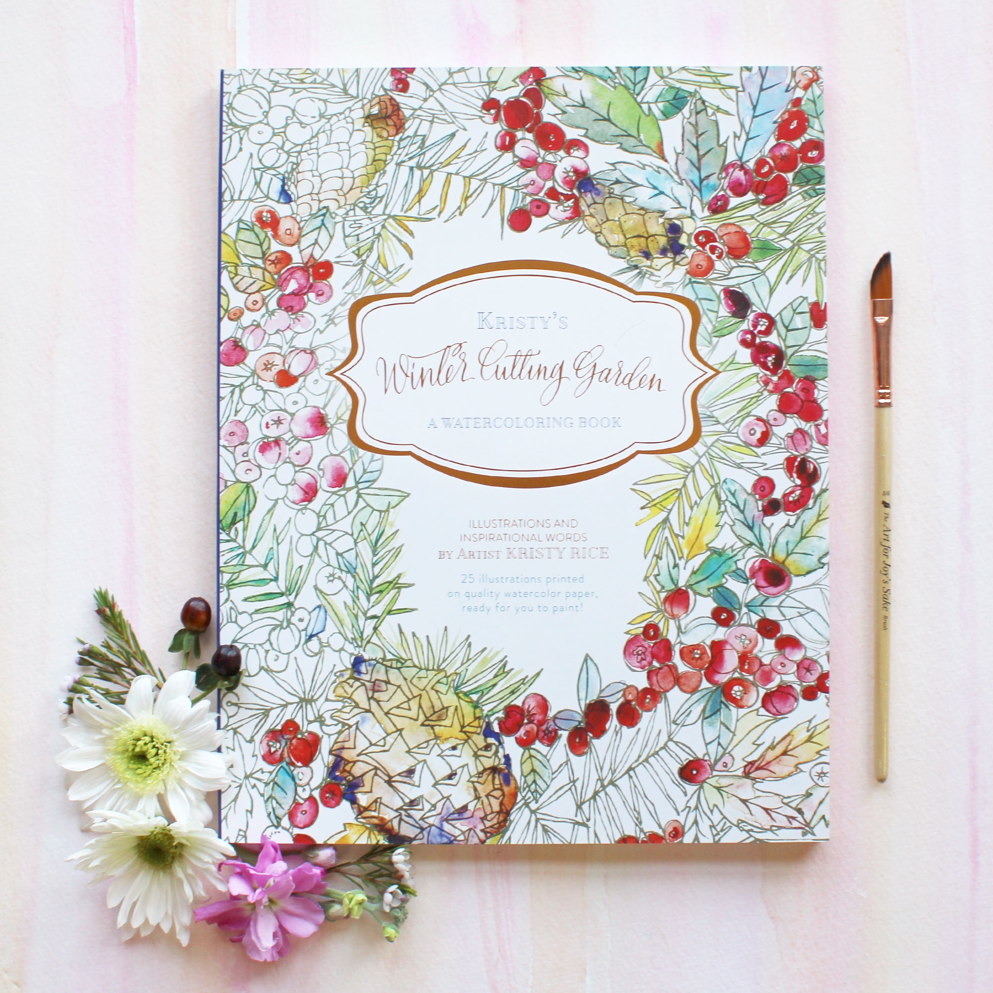 Kristy's Spring Cutting Garden: A Watercoloring Book [Book]