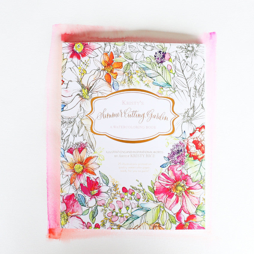 Kristy's Fall Cutting Garden: A Watercoloring Book by Kristy Rice