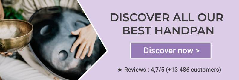 Collection of handpans for beginners