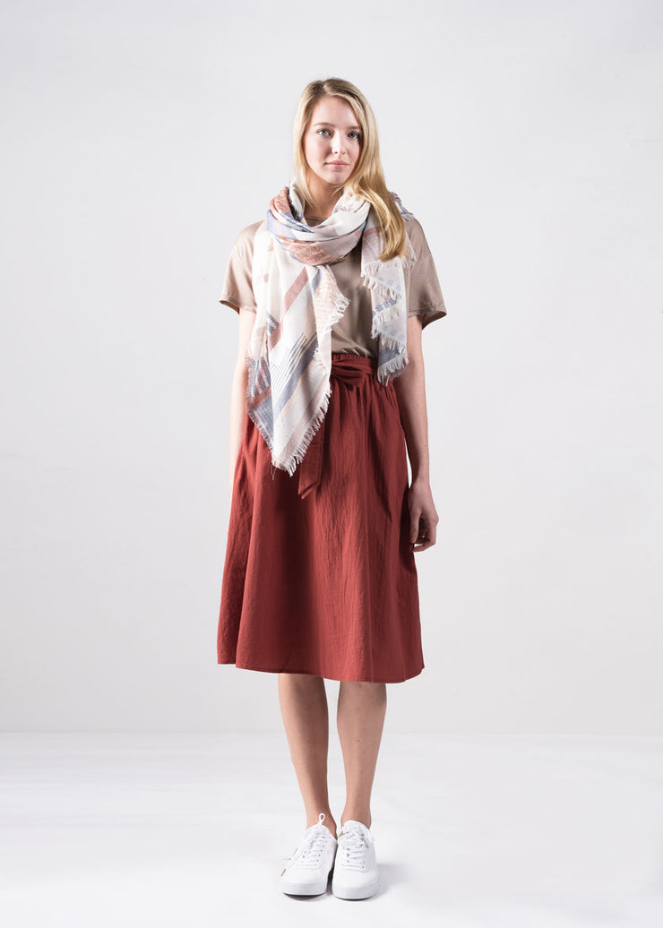 Elastic Band Ribbon Skirt – Look By M