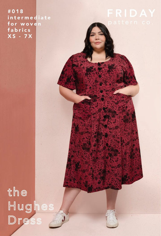 The Saltwater Slip Dress Sewing Pattern, Size XS-7X, From Friday