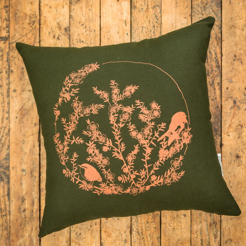 NZ Birds on a Wire' Cushion Cover