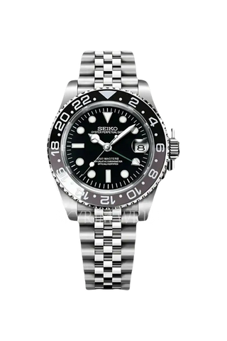 Seiko Mod GMT-Master II Bruce Wayne