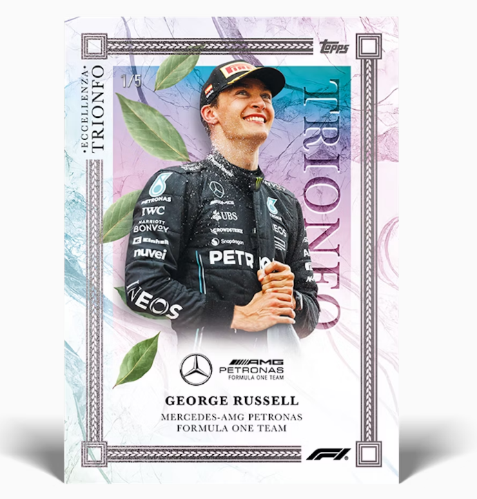 Topps F1 Eccellenza 2023 - George Russell Trionfo Card 1/5