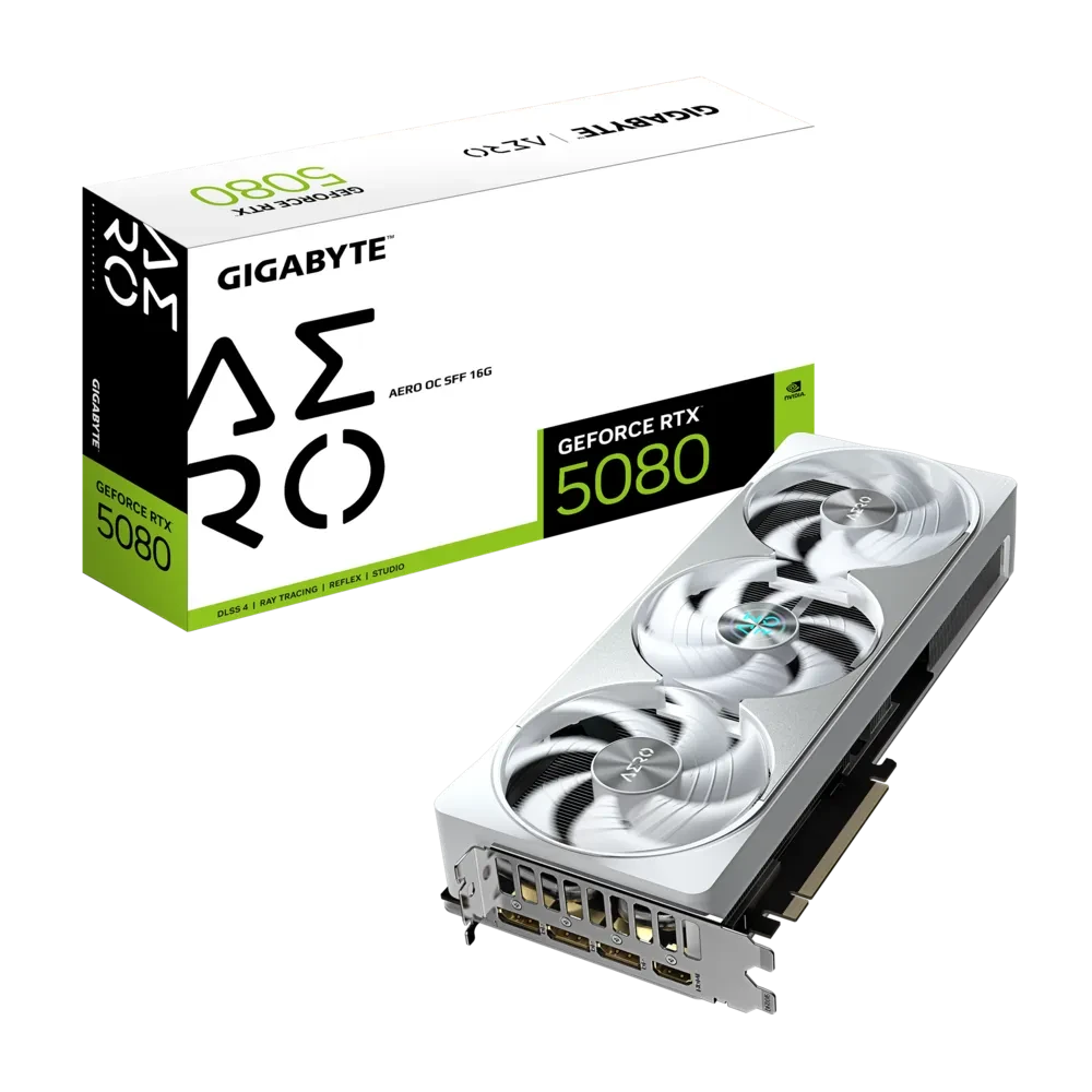 GIGABYTE GEFORCE RTX 5080 AERO OC SFF 16GB GDDR7