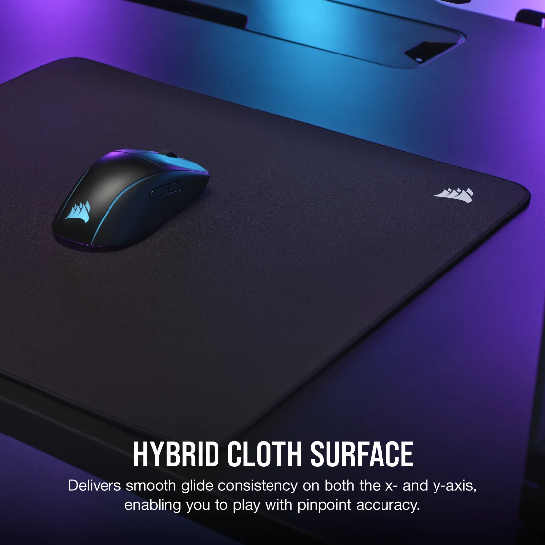 CORSAIR MM500 V2 HYBRID CLOTH GAMING MOUSE PAD - L CH-941B161-WW - Image 3