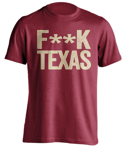 FUCK TEXAS - Oklahoma Sooners Fan T 