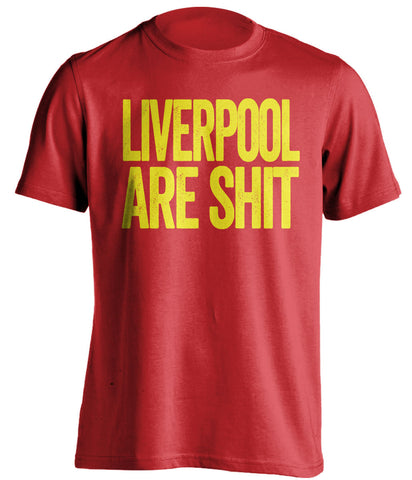 SHIT - Manchester United FC Shirt - Text Ver - Beef Shirts