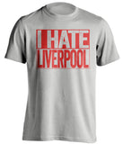 I Hate Liverpool - Manchester United FC Fan T-Shirt - Box Design - Beef Shirts
