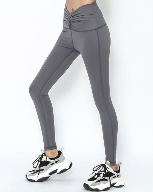 charcoal grey & black mesh calf leggings *pre-order* – STYLEGAL