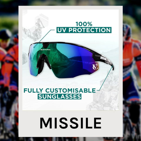 velochampion missile customisable sunglasses
