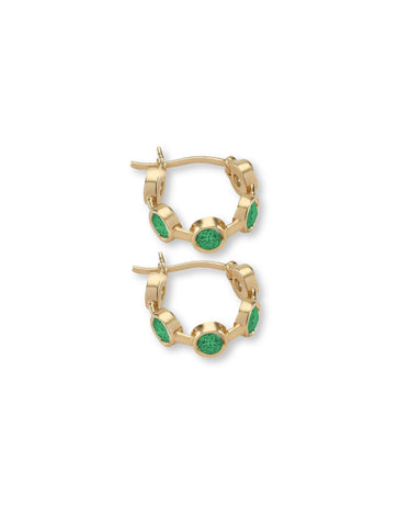 Emerald earrings