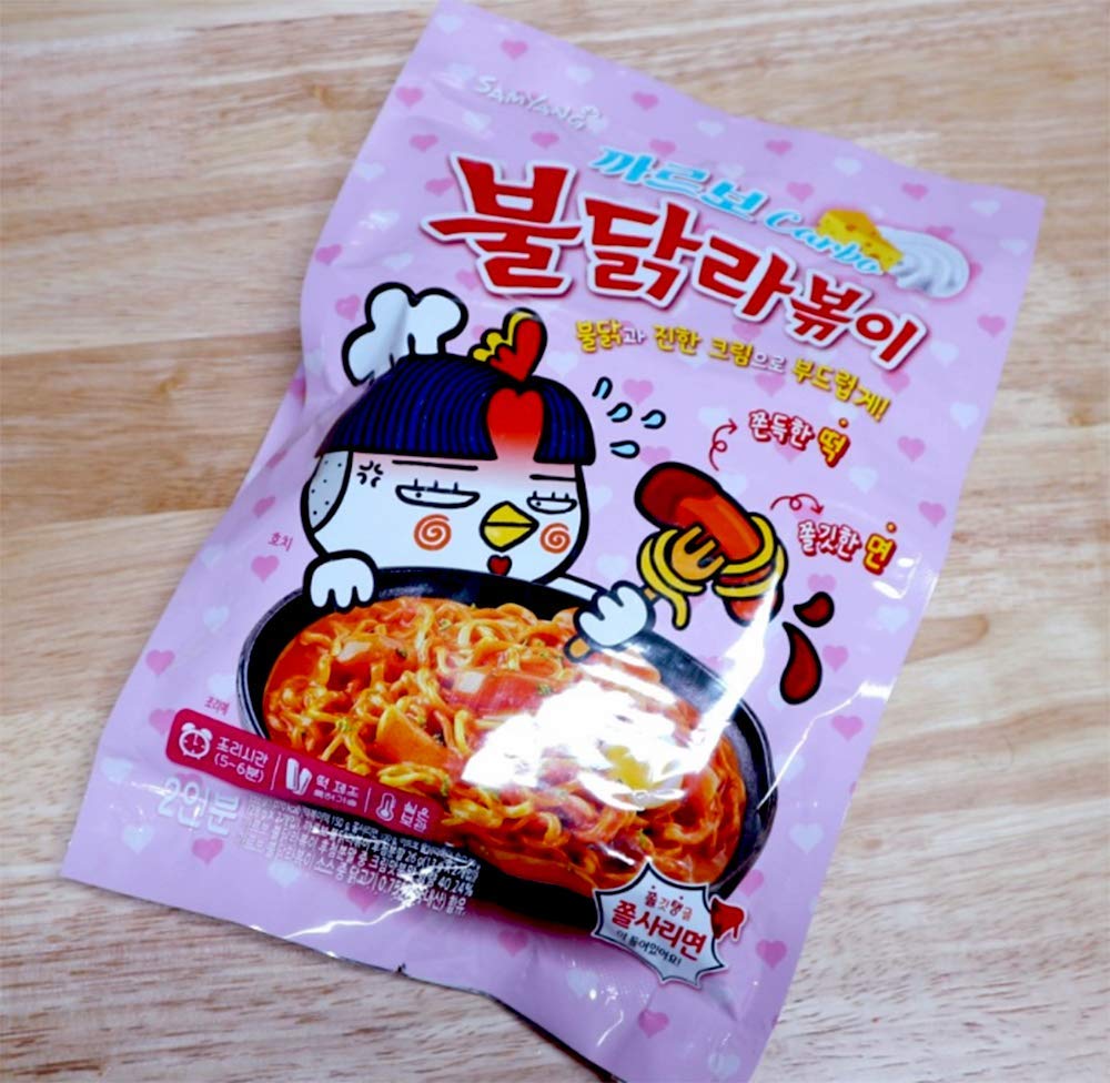 [samyang Buldak] Carbo Buldalk Rabokki Spicy Chicken Roasted Noodles