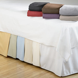 cotton bed skirt king