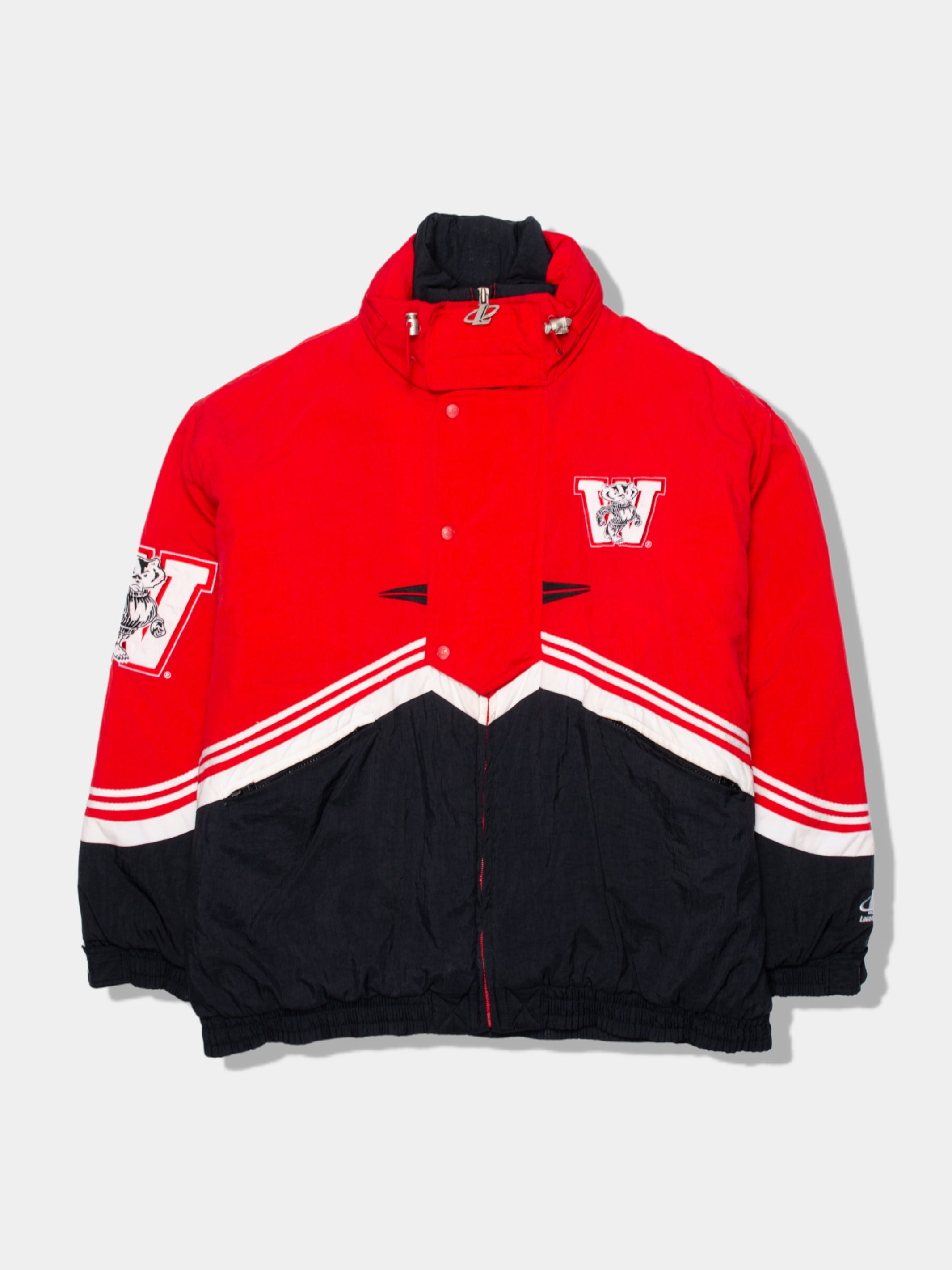 Image of Vintage Wisconsin Badgers Starter Style Jacket (XL)