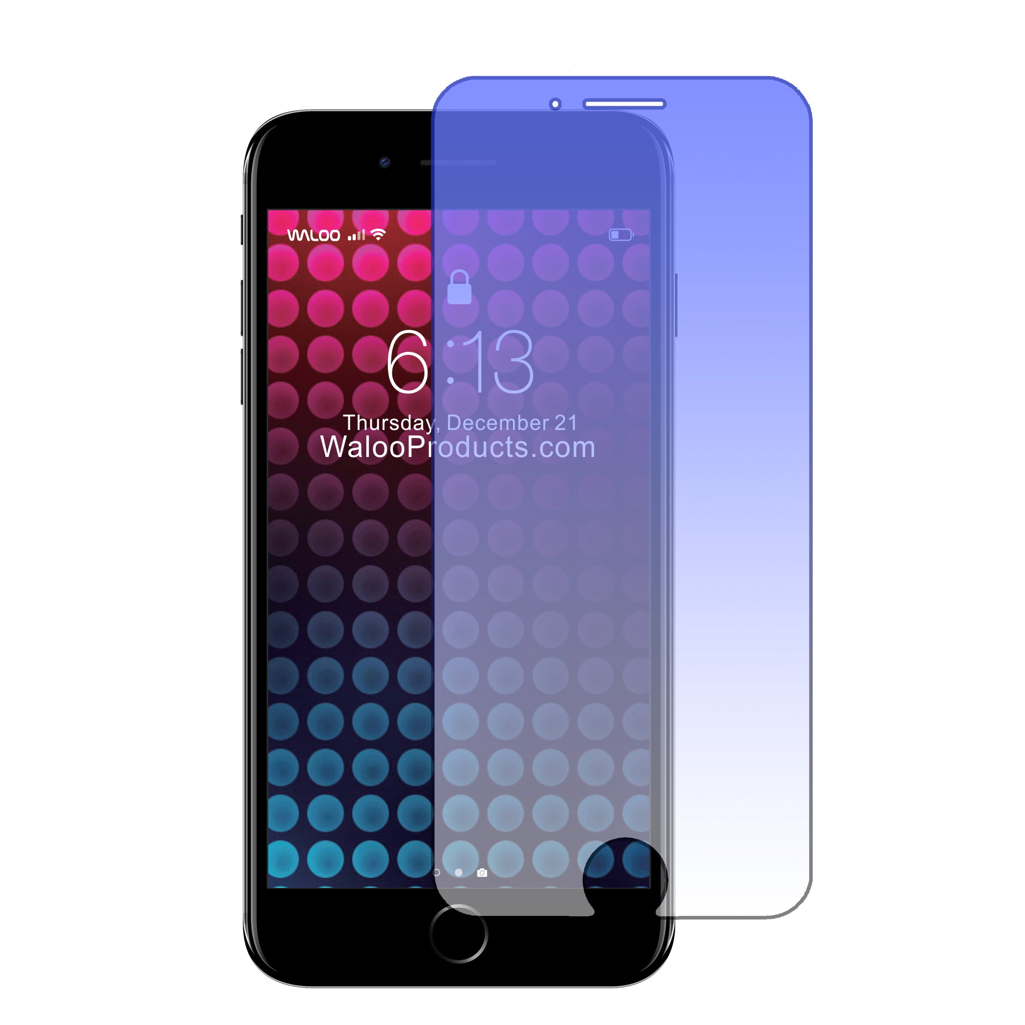 Anti Blue Light Tempered Glass Screen Protector for iPhone's – Waloo