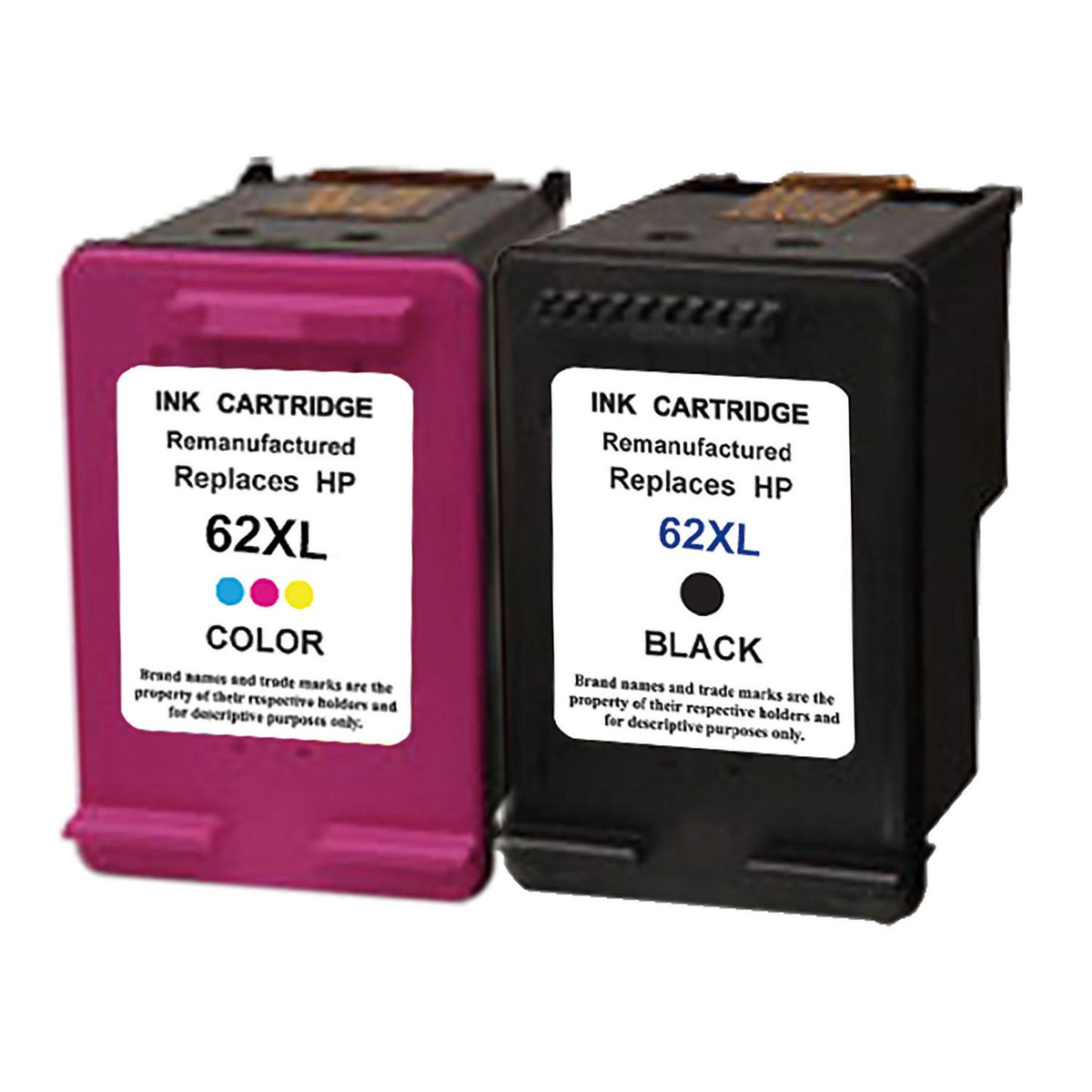 Compatible Hp 62xl Cartouches Dencre Noir And Couleur 0201