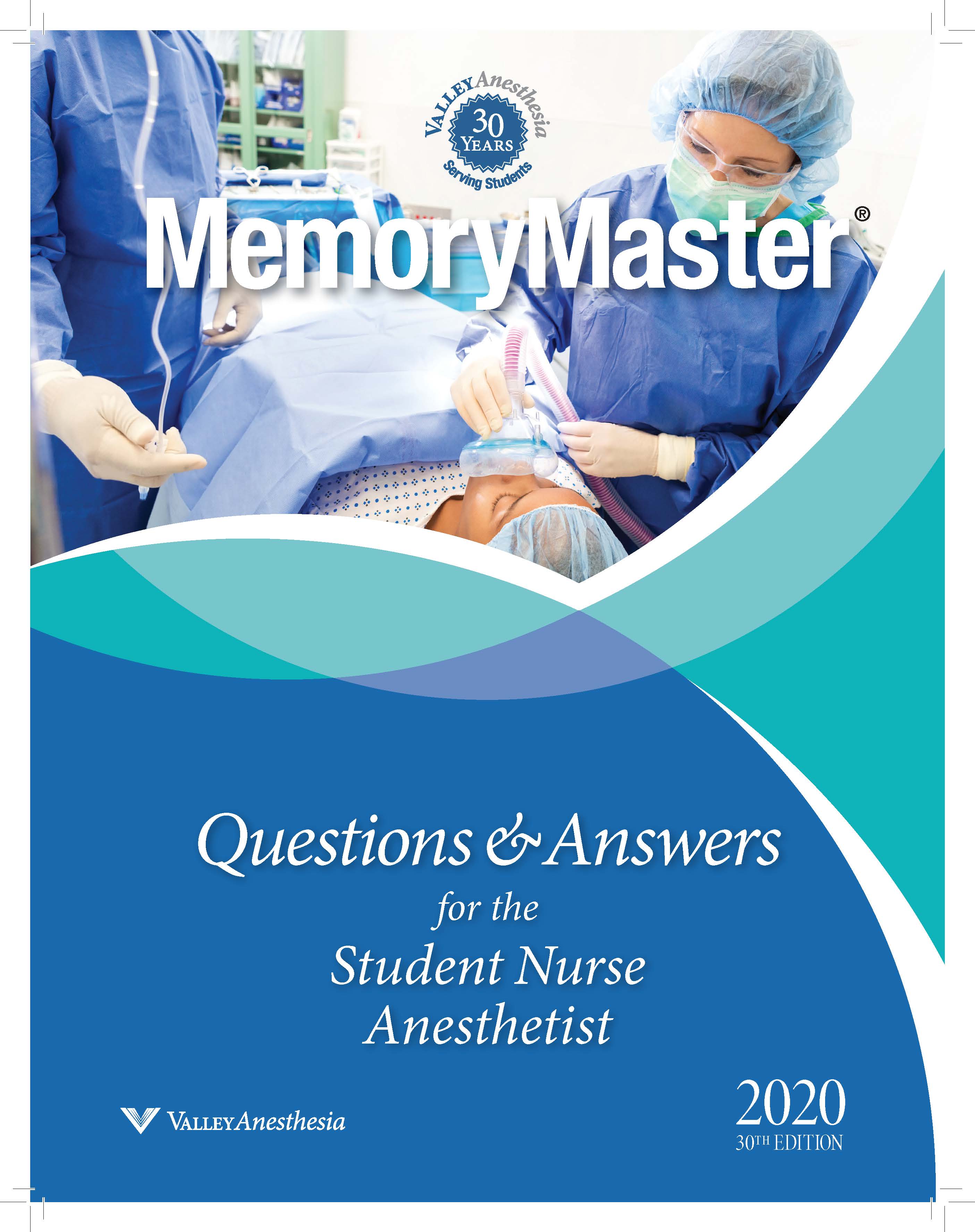 valley anesthesia memory master guide