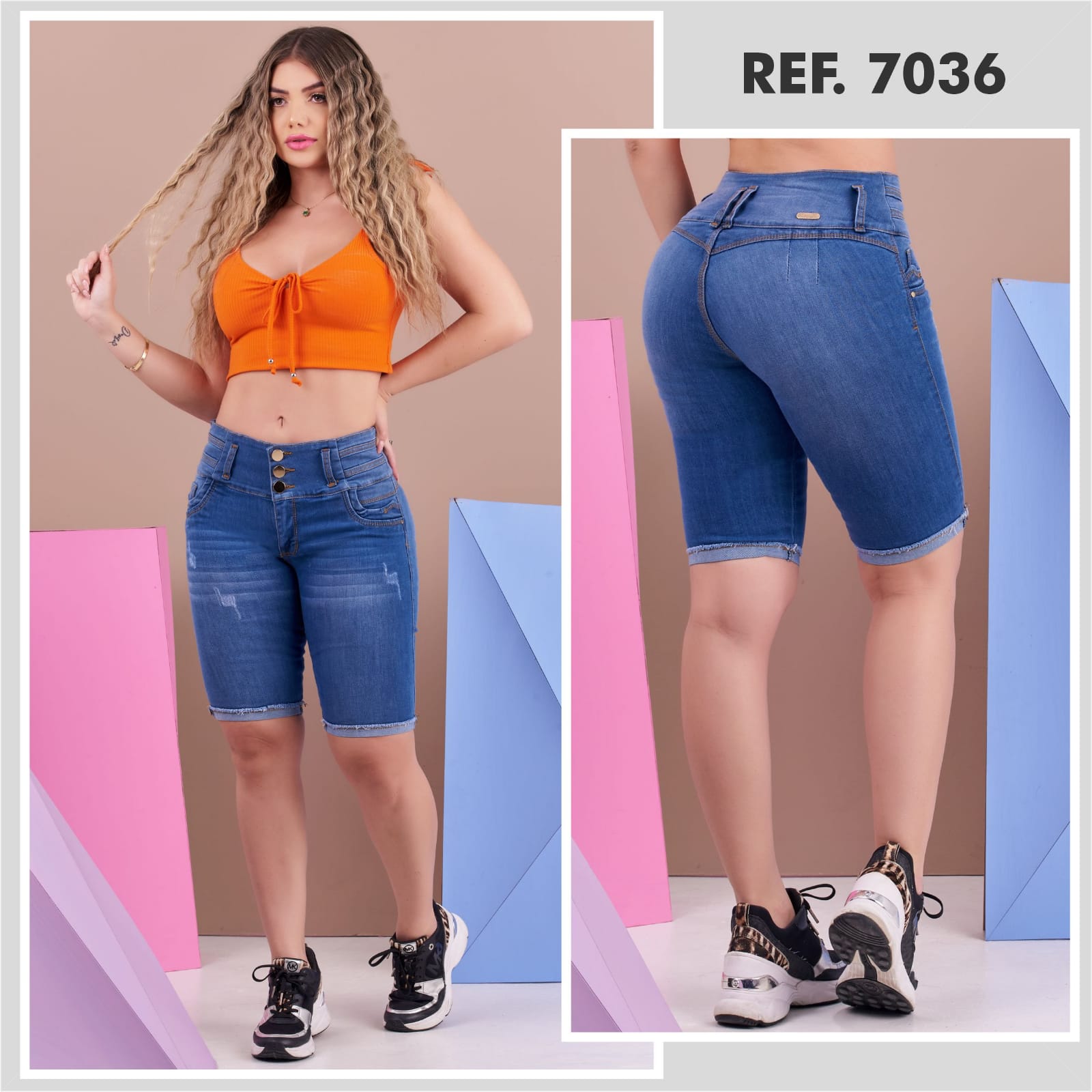 7036 100%  Authentic Colombian  Push Up CAPRI