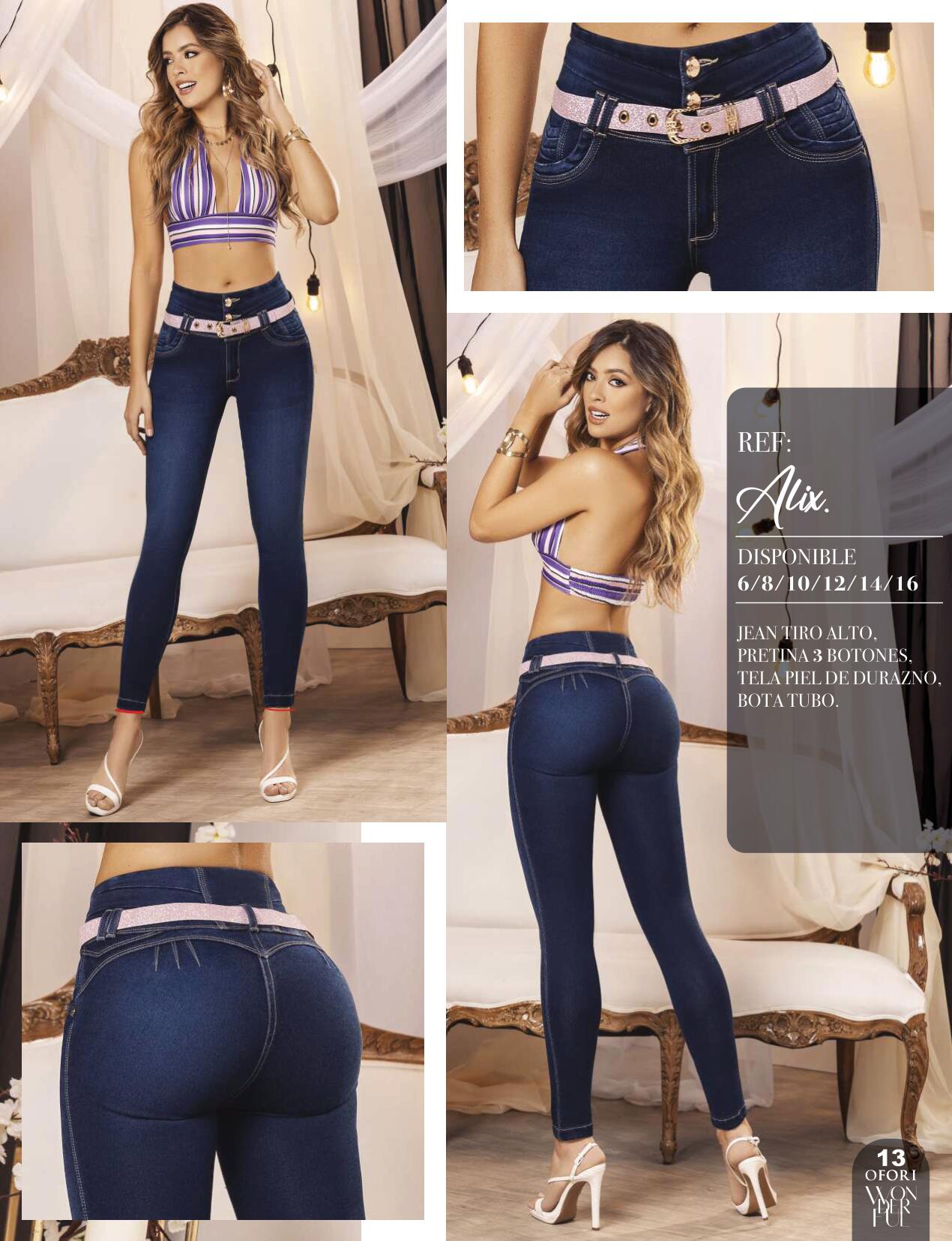 Alix 100% Authentic Colombian Push Up Jeans