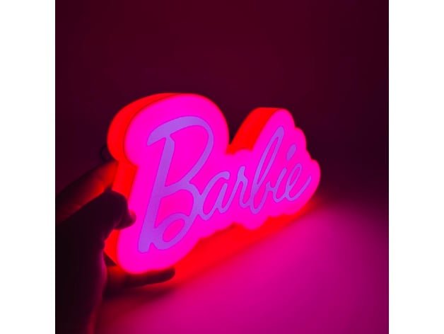 3D Printed Multicolor Barbie Style Logo or Your Name! Makeup Accessori –  JDColFashion