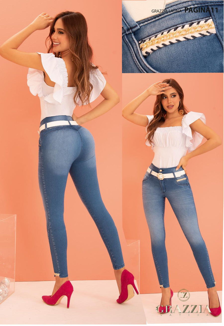 GR338 100% Authentic Colombian Push Up Jeans