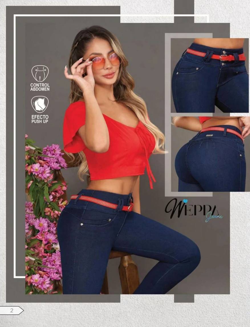W-143 100% Authentic Colombian Push Up Jeans