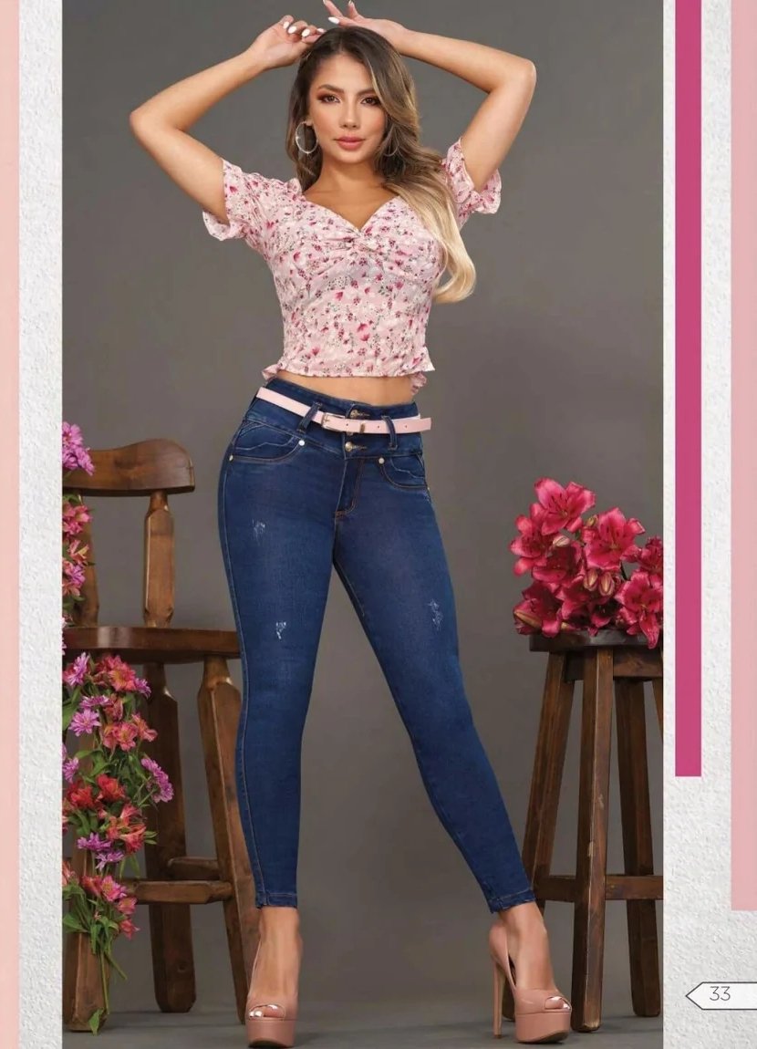 W-198 100% Authentic Colombian Push Up Jeans – JDColFashion