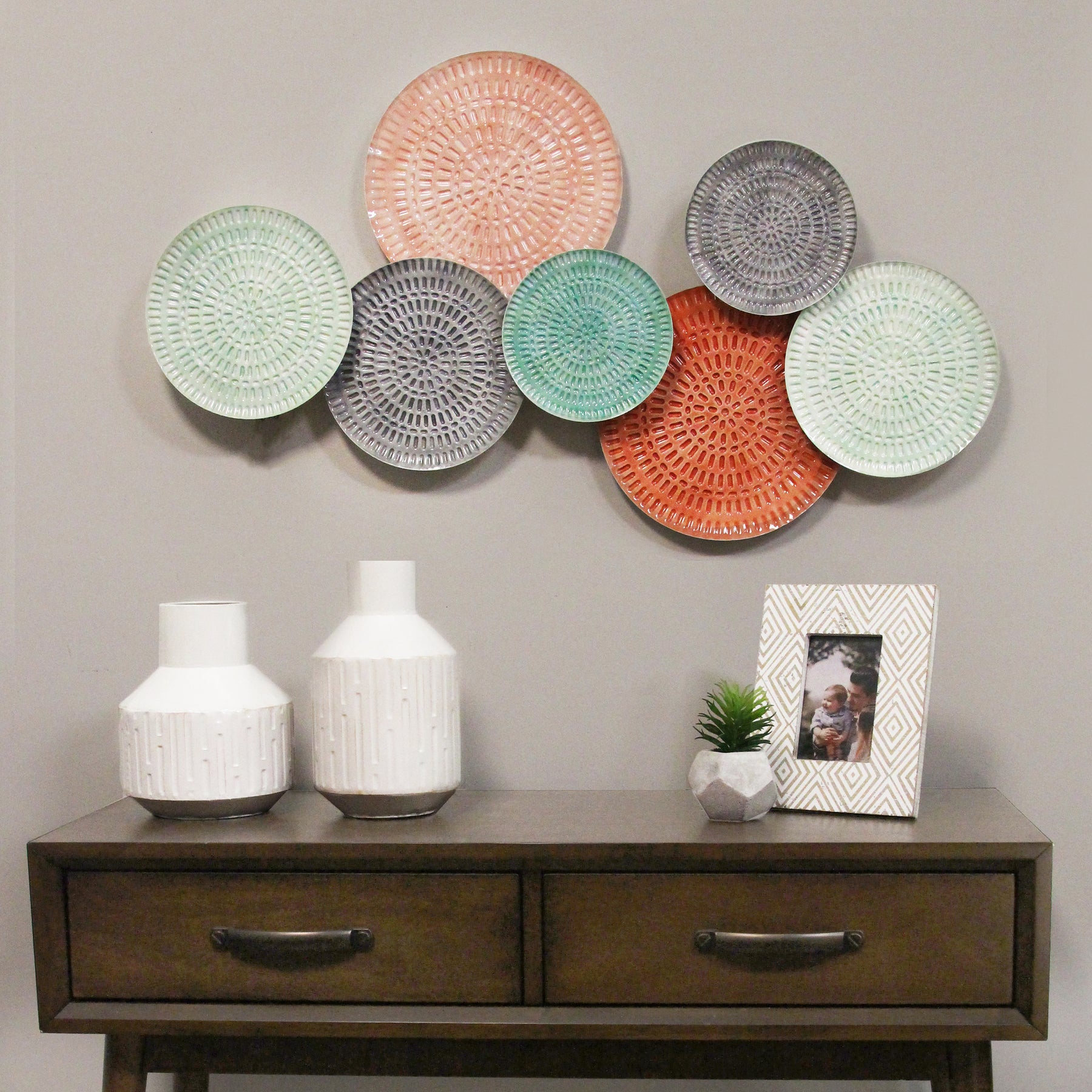 Best Stratton Home Decor Boho Medley Plates Wall Decor Information