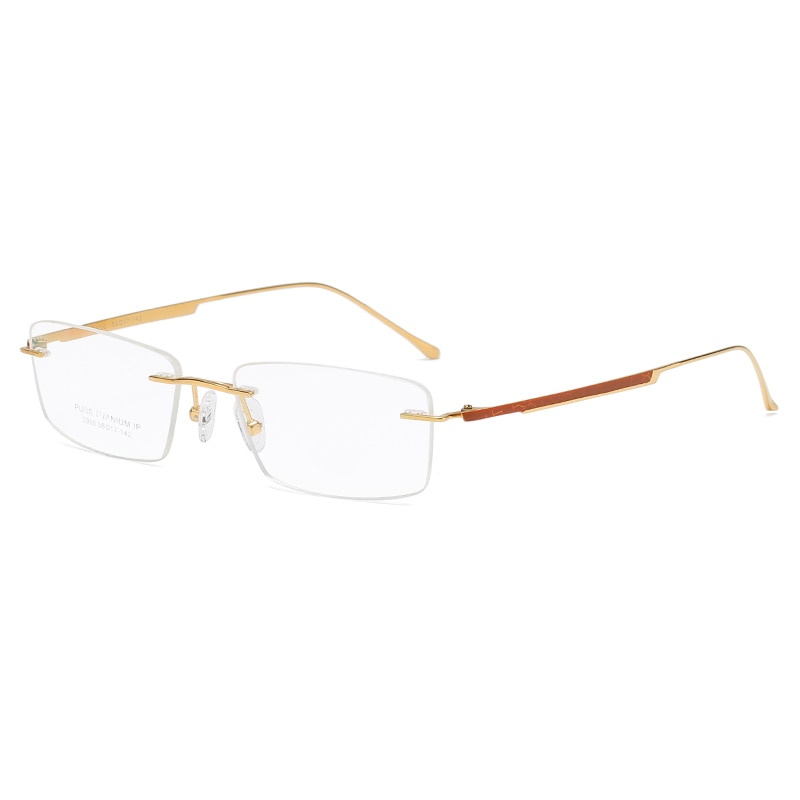 Zirosat 2950 Pure Titanium Unisex Eyeglasses Rimless – FuzWeb